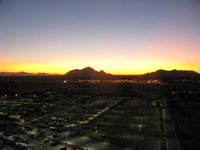 orange sky