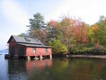 Squam Lake Boathouse - New Hampshire