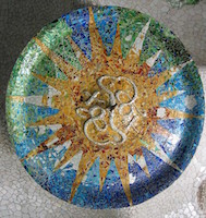 Gaudi ceiling disk